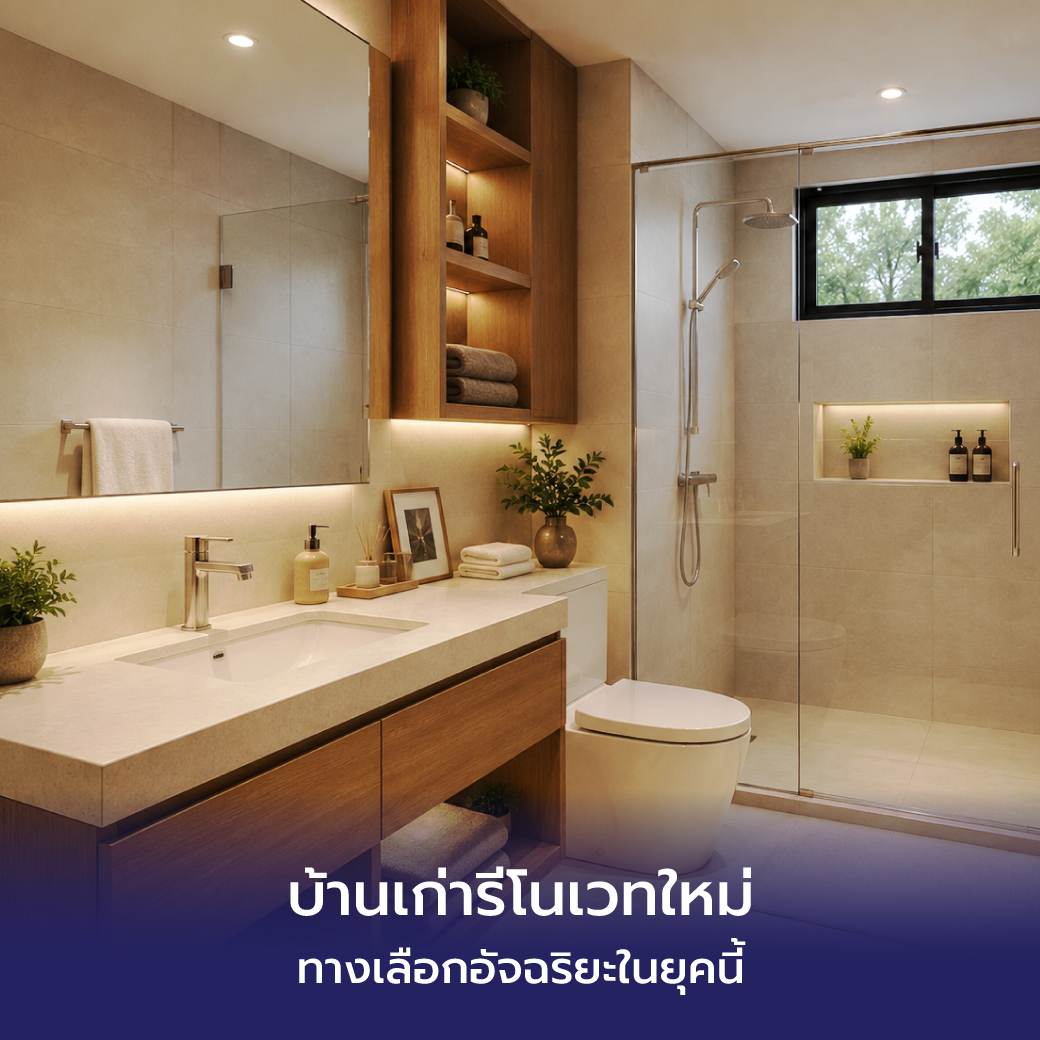 บ้านเก่ารีโนเวทใหม่ ทางเลือกอัจฉริยะในยุคนี้